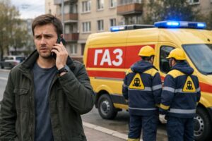 Действия при утечке газа